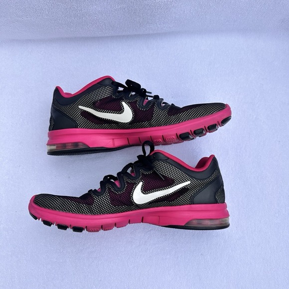 Nike Air‎ Max Fusion Training Shoes Black Pink Women's 9.5 555161-014 - Picture 3 of 11